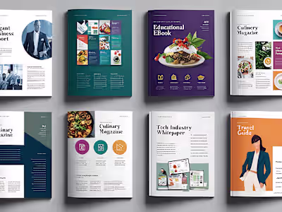 Stunning Layout Designs for eBooks, Magazines, and Reports