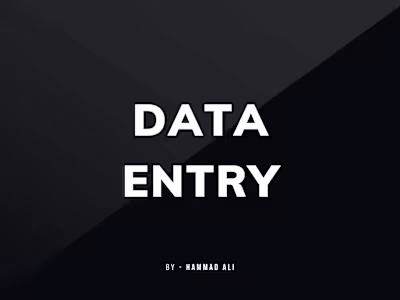 Data Entry Expert