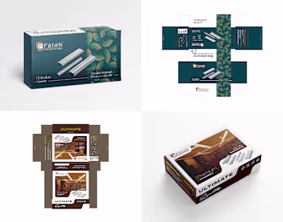 Box design for Falak, a