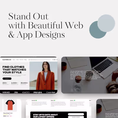 Clothing Store Web & APP Design
