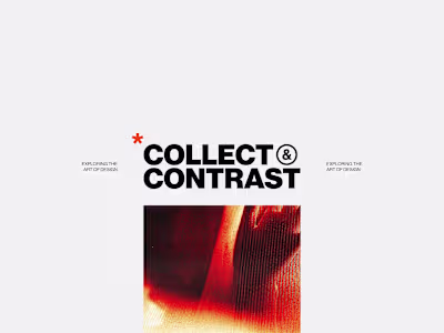 Collect & Contrast Visual Identity