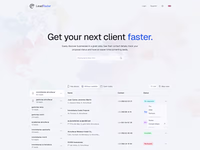 LeadRadar: Web Design & Development