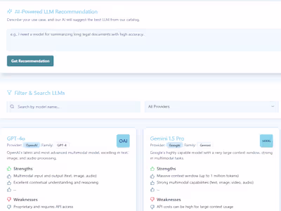 LLM Showcase by Chatmagic AI
