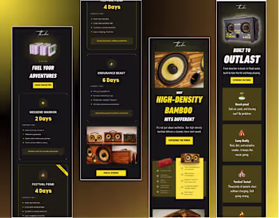 Email designs done for a Dutch Speaker brand. This speaker i...