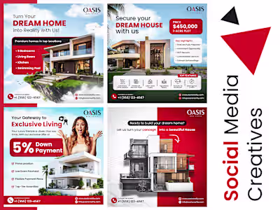 Real Estate Branding | Realtors Social Media Posts :: Behance