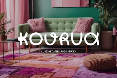 Brand Identity for Custom tufted rugs studio