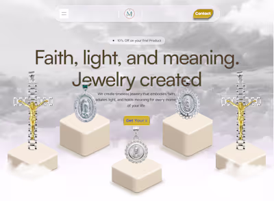 New Template Coming Soon For Free #framer #dhiluxui #jewellery