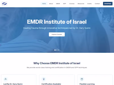EMDR Institute of Israel - Dr. Gary Quinn