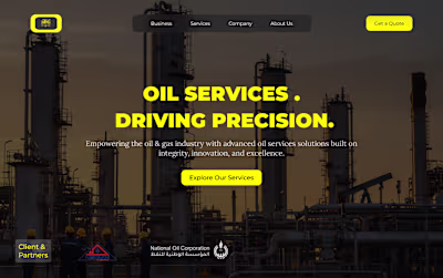 Oil Company website 