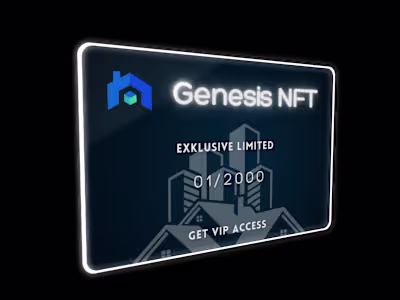 3D NFT Card Design
