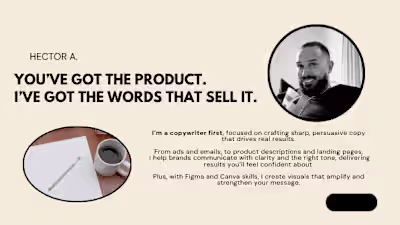 Copywriter with design skills - PORTFOLIO