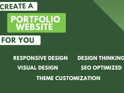 I'll Create a portfolio website for you.