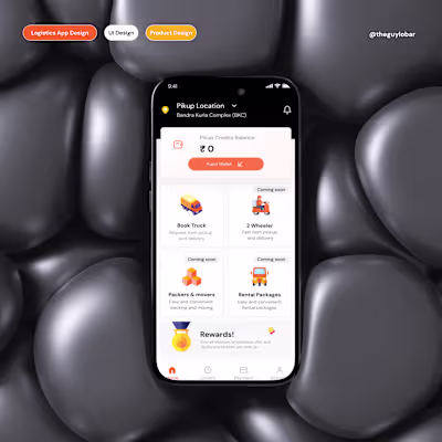 Logistics and Truck Hiring Mobile Application