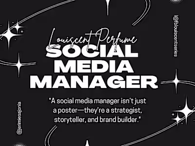 Social Media Marketer/Manager for Louiscent Perfume