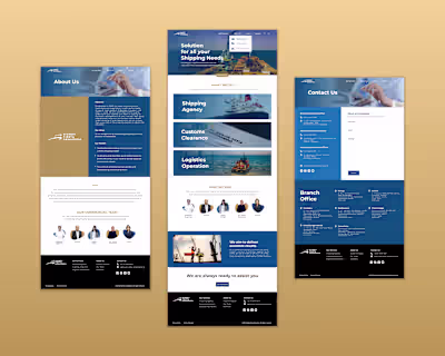 Logistic & Shipping Company Profile Website