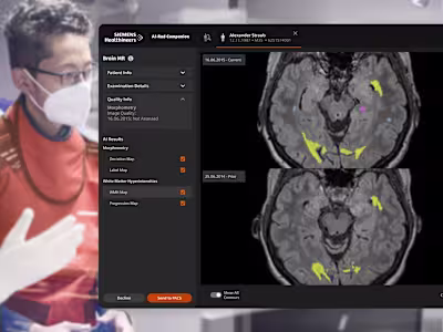 Siemens Healthineers - AIRC — diagnostic UI design