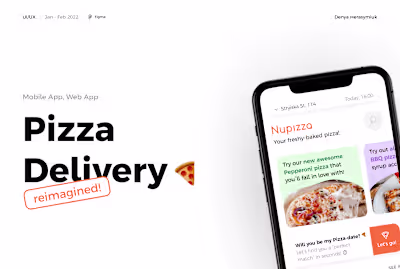 🍕 Pizza Delivery Concept | Website & Mobile App