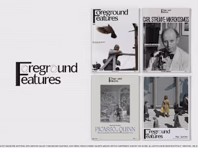 Editorial Design Series, Foreground Features