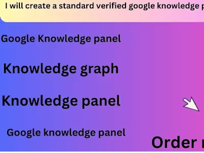I WILL CREATE OR EDIT GOOGLE KNOWLEDGE PANEL