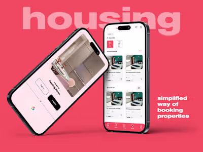 UI / UX design - housing platform