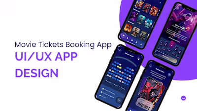 Movie Tickets Booking App – UI/UX Design :: Behance
