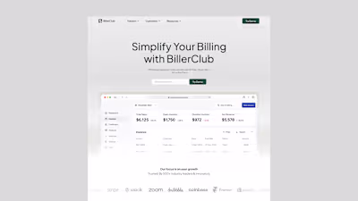 Landing Page for Fintech Company 