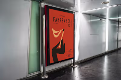 Fahrenheit 451 Play Poster