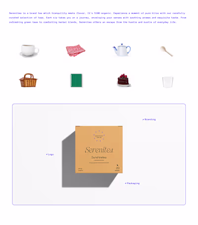 Serenitea Branding + Packaging