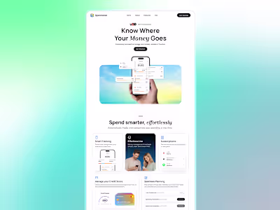Working on a new landing