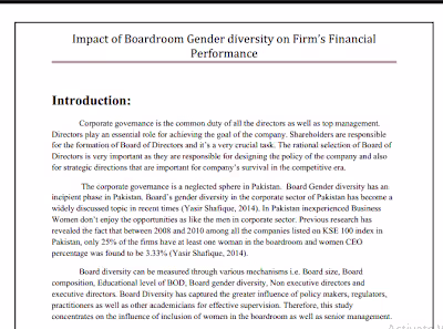 I wrote introduction of article