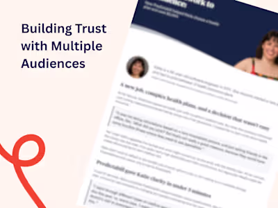 Building Trust with Multiple Audiences