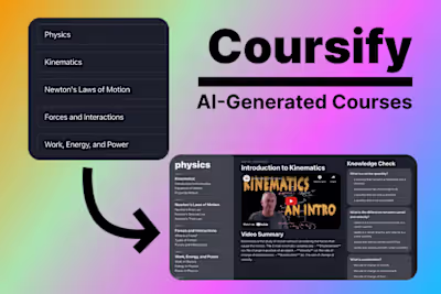 Coursify | AI-Generated Courses