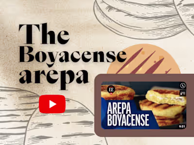 
The Boyacense arepa, a symbol of identity