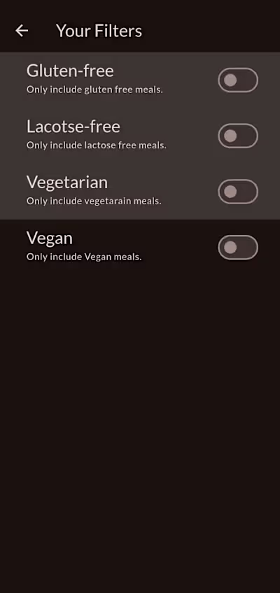 Flutter Meals App: Explore & Manage Recipes Efficiently