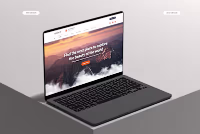 Travel Agency Website on Behance