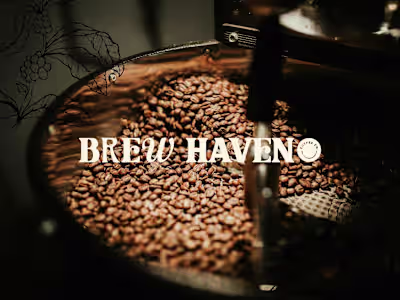 Brew Haven / Food & Beverage Visual Identity Design 