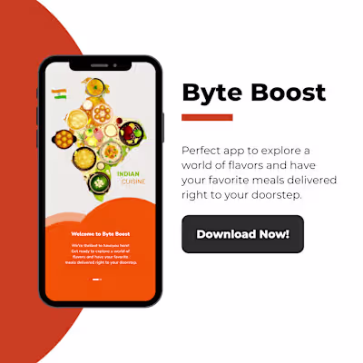 ByteBoost - Food Delivery Application