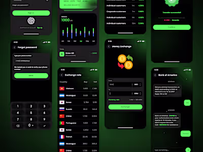 Mobile App UI/UX Design