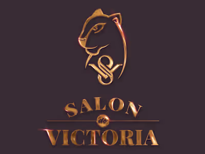 Salon De Victoria Logo Design