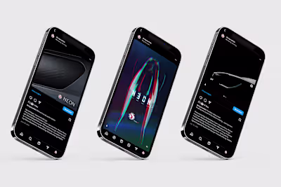 NEON future mobility teaser Full CGI :: Behance