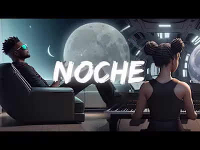MAZZ VERDA x MYLENN - NOCHE (Official Lyrics AI Video) - YouTube