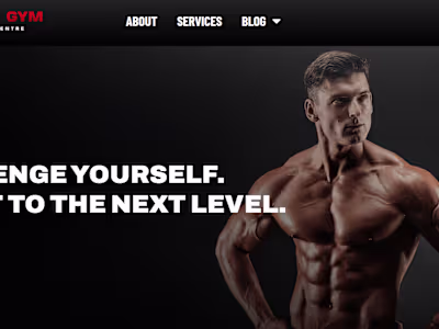 $2,500 Gym Website 