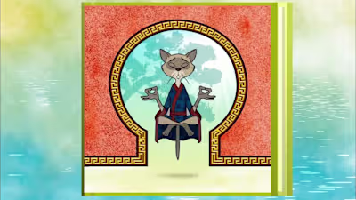 Rive animation for CatTails children's books 