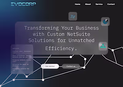 Landing Page Tech Company