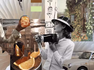 Summer Collage Illustrations 