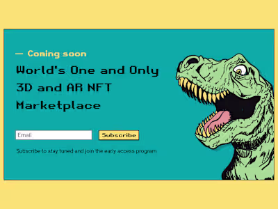 Coming soon page
