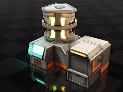 3D Model of Galactic Super Station