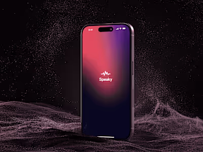Speaky | App Design | Text to Speech | Mobile App