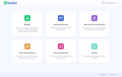 Keobiz User Portal