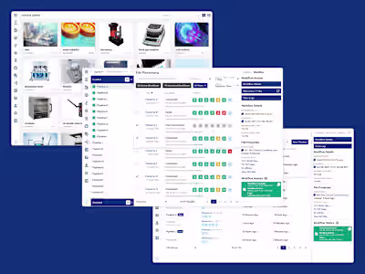 Web app design work for the pharmaceutical industry